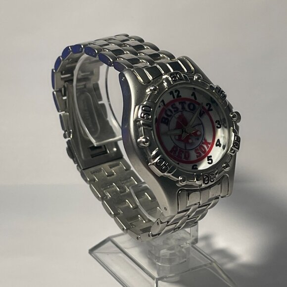 Boston Red Sox MLB Stainless-Steel Watch by Game Time !!!NEW!!! - Picture 4 of 6